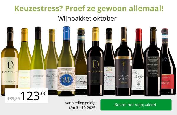 Wijnpakket wijnbericht oktober 2025